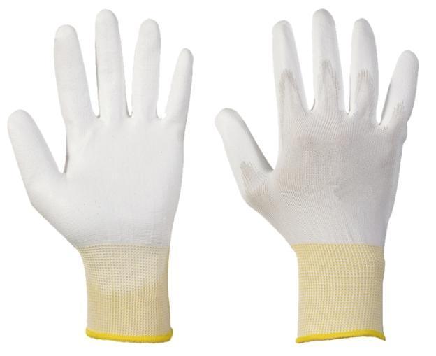 Polyester handsch. + witte PU, Zakelijke goederen, Partijgoederen en Retail | Verpakking en Verzending