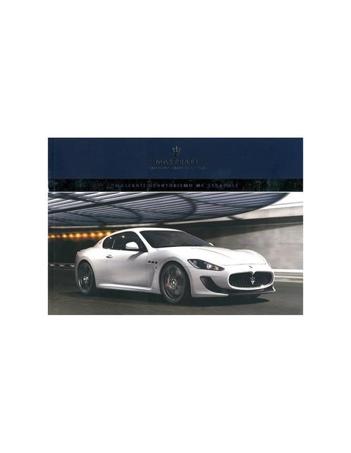 2012 MASERATI GRANTURISMO MC STRADALE BROCHURE SPAANS, Boeken, Auto's | Folders en Tijdschriften