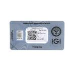 1,61 ct. Briljant geslepen diamant K / I2 + IGI Certifica..., Sieraden, Tassen en Uiterlijk, Edelstenen, Ophalen of Verzenden