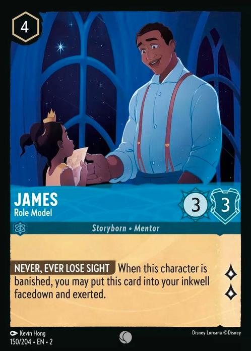 [150/204][S2] - JAMES - Role Model ENG NON-FOIL [M/NM], Verzamelen, Disney, Verzenden