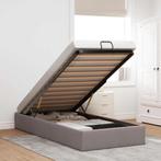 vidaXL Bedframe zonder matras 90x200 cm stof taupe, 90 cm, Eenpersoons, Verzenden, Nieuw