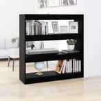 vidaXL Boekenkast/kamerscherm 100x30x103 cm zwart, Huis en Inrichting, Kasten | Boekenkasten, 100 tot 150 cm, Verzenden, 100 tot 150 cm