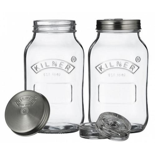 Kilner Fermentatiepot Set/2 1L, Hobby en Vrije tijd, Taarten en Cupcakes maken, Nieuw, Verzenden