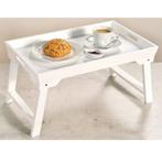 FSC® MDF Elegante inklapbare bedtafel met dienblad | Houten, Nieuw, Verzenden