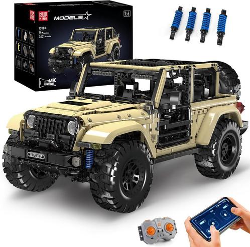 Mould King 13184  Rubicon Terreinwagen (Voertuigen), Kinderen en Baby's, Speelgoed | Bouwstenen, Nieuw, Verzenden