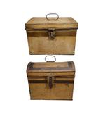 Two french document box or small trunk or hat box - Kist (2)