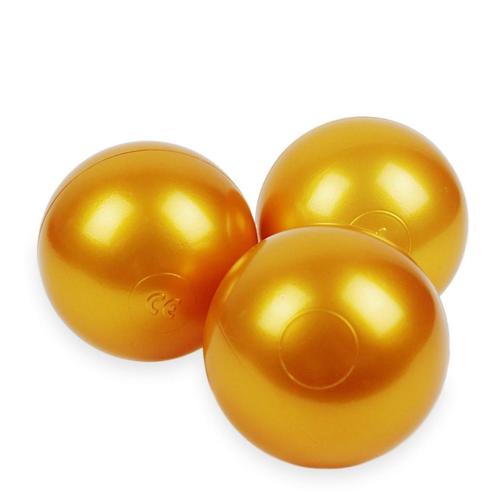 Ballenbak ballen | 50 stuks | Goud (sensorisch speelgoed), Kinderen en Baby's, Speelgoed | Educatief en Creatief, Nieuw, Ophalen of Verzenden