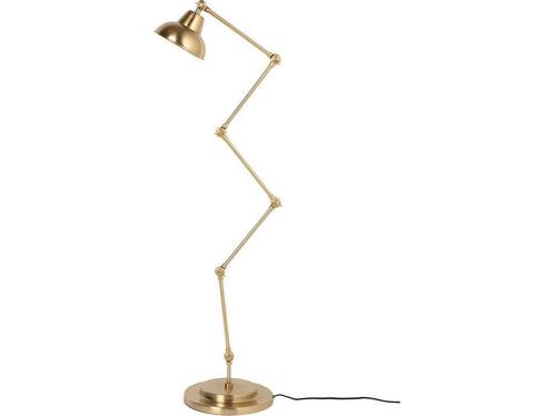 Feliz Lifestyle Xavi Vloerlamp/ Staande Leeslamp Goud, Huis en Inrichting, Lampen | Vloerlampen, Nieuw, Verzenden
