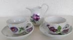 Meissen - Koffieservies (5) - Porselein - theekopjes en kan