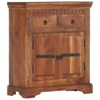 vidaXL Dressoir 63x30x75 cm massief acaciahout, Huis en Inrichting, Kasten | Dressoirs, Verzenden, Nieuw, 50 tot 100 cm, 25 tot 50 cm