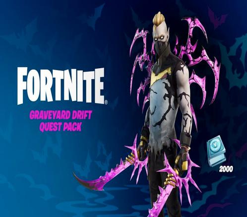 Fortnite Graveyard Drift Pack + 2000 V-Bucks | Xbox, Spelcomputers en Games, Games | Pc, Nieuw