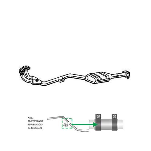 Katalysator voor Mercedes C180 / W203 / C180 / T203, Auto-onderdelen, Uitlaatsystemen, Verzenden
