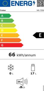 Tristar WR-7506 Wijnklimaatkast – 6 flessen - LED-display -, Verzenden, Zo goed als nieuw
