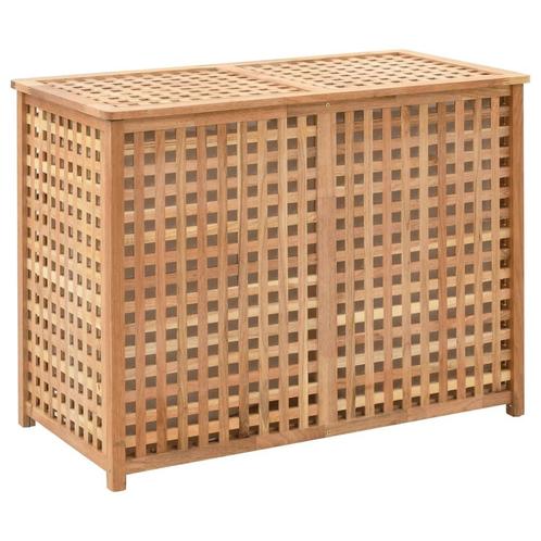 Design Wasmand - Walnoot | Retourkans | Sorteren + Stijl, Huis en Inrichting, Overige Huis en Inrichting, Nieuw, Ophalen of Verzenden