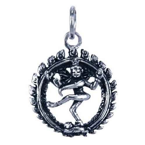 Zilveren Shiva ketting hanger - dansend, Sieraden, Tassen en Uiterlijk, Kettinghangers, Verzenden