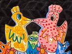 James Rizzi (1950-2011) - sculptuur, Our Colurful Family -