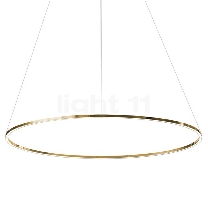 Nemo Ellisse Hanglamp LED, gold - 135 cm - downlight, Huis en Inrichting, Lampen | Hanglampen, Nieuw, Verzenden