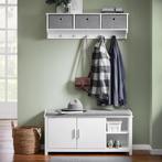 2dekans | SoBuy FSR168-W Schoenenkast met Zitvlak -, Huis en Inrichting, Ophalen of Verzenden, Zo goed als nieuw