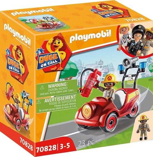Playmobil Duck On Call - D*O*C* - Mini-brandweerwagen 70828, Kinderen en Baby's, Speelgoed | Playmobil, Verzenden