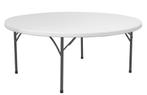HENDI Ronde Opvouwbare Buffettafel | Max. belasting 250kg |, Ophalen of Verzenden