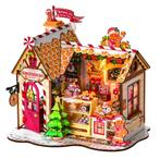 Robotime Peperkoek huisje Gingerbread House DIY Modelbouw..., Hobby en Vrije tijd, Modelbouw | Overige, Verzenden, Nieuw