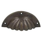 Komgreep schelp massief messing antiek, Ophalen of Verzenden, Nieuw