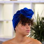 Fluwelen hoofddoek / Velvet headwrap - Royal blauw, Nieuw, Ophalen of Verzenden