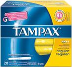 TAMPAX REGULAR TAMPONS DOOSJE 20 STUKS, Sieraden, Tassen en Uiterlijk, Uiterlijk | Lichaamsverzorging, Verzenden, Nieuw