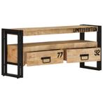 vidaXL Tv-meubel 100x30x45 cm massief mangohout, Huis en Inrichting, 100 tot 150 cm, Verzenden, Nieuw, Minder dan 100 cm