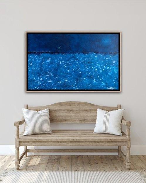 Javier Iturriaga - El faro. NO Reserve - XL, Antiek en Kunst, Kunst | Schilderijen | Modern