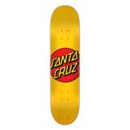 Santa Cruz Classic Dot 7.75 skateboard deck - geel, Sport en Fitness, Verzenden, Nieuw
