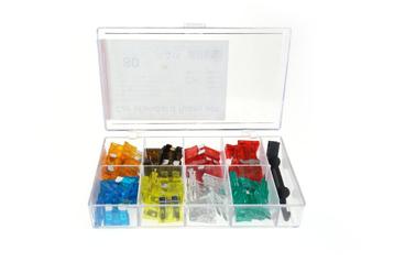 steekzekeringen - 80 stuks + tang - Assortiment doos beschikbaar voor biedingen