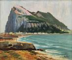 Europese school (XX) - Vista del Peñón de Gibraltar, Antiek en Kunst, Kunst | Schilderijen | Klassiek