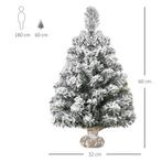 Mini Kunstmatige Kerstboom 60 Cm, Kunstmatige Spar Met Sneeu, Diversen, Kerst, Verzenden, Nieuw
