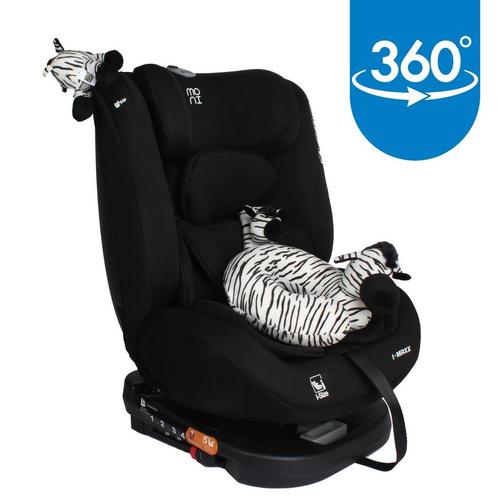 Moni i-Maxx Midnight Black 40-150 cm 360° i-Size Autostoel, Kinderen en Baby's, Autostoeltjes, Nieuw, Isofix, 15 t/m 36 kg, Verzenden