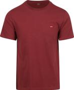 Levis T-shirt Original Oxblood Rood maat L Heren, Maat 52/54 (L), Levi's, Verzenden, Nieuw