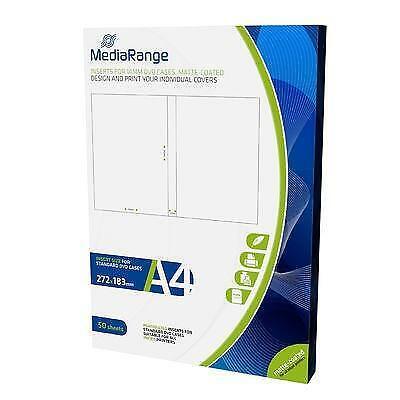 MediaRange DVD 14mm cover inserts 50 stuks, Computers en Software, Printerbenodigdheden, Nieuw