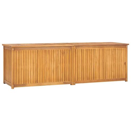 vidaXL Tuinbox 175x50x55 cm massief teakhout, Tuin en Terras, Overige Tuin en Terras, Nieuw, Verzenden
