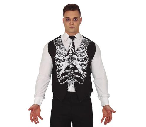 Halloween Skelet Kleding Set 2 delig, Kleding | Heren, Carnavalskleding en Feestkleding, Nieuw, Verzenden