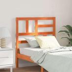 vidaXL Bed Hoofdbord Wasbruin 105.5 x 4 x 104 cm Massief, Verzenden, Nieuw, Bruin, Hout