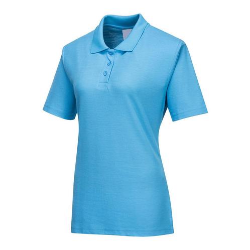 GGM Gastro | Dames Poloshirt - Hemelsblauw - Maat: XS |, Huis en Inrichting, Keuken | Bestek, Nieuw, Verzenden