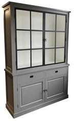 Buffetkast Soest grijs met stalen deuren 150cm, Huis en Inrichting, Kasten | Buffetkasten, Ophalen of Verzenden, Nieuw