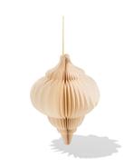 HEMA Honeycomb ornament 35cm papier crème, Diversen, Kerst, Verzenden, Nieuw