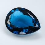 Blauw Topaas - 142.53 ct - International Gemological, Nieuw