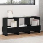 vidaXL Tijdschrift Rek Zwart Eiken 102 x 30 x 45 cm, Verzenden, Nieuw