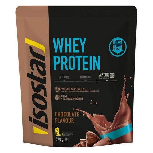 6x Isostar Whey Protein Chocolade 570 gr, Diversen, Verpleegmiddelen, Nieuw, Verzenden