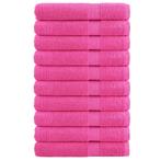 vidaXL Saunadoeken SOLUND 10 st 600 g/m² 80x200 cm roze, Verzenden, Nieuw, Roze