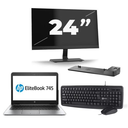HP EliteBook 745 G4 - AMD PRO A10-8730B - 14 inch - 8GB RAM, Computers en Software, Windows Laptops, Zo goed als nieuw, Verzenden