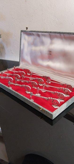 S. CORDERO - Messensteun (12) - Verzilverd, Antiek en Kunst, Antiek | Meubels | Tafels