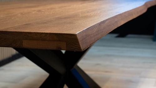 Tafel Boomstam eikenhout  Matrix  300x100, Huis en Inrichting, Tafels | Eettafels